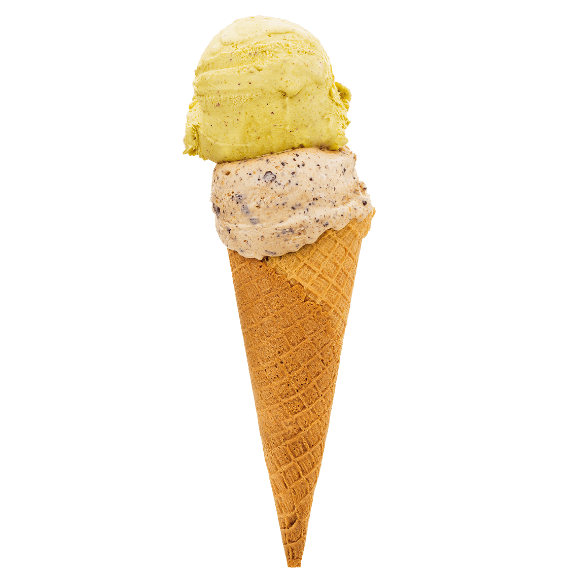 Lemon and Bacio ice cream